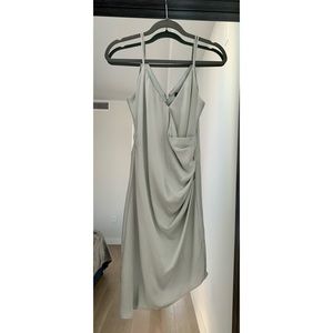 Satin Asymmetrical Dress